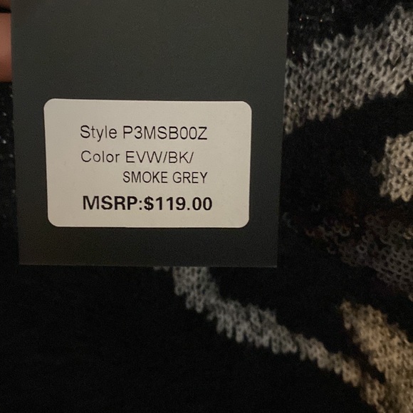 DKNY smoke grey balloon long sleeved sweater - Picture 6 of 9